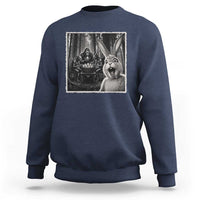 Funny Easter Bunny Selfie Sweatshirt Bigfoot Jersey Devil Chupacabra Egg Hunt