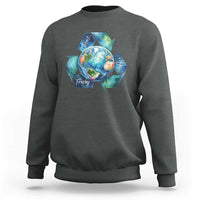 Earth Day Dont Be Trashy Sweatshirt Environmental Awareness Gift