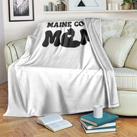 Maine Coon Mom Throw Blanket Cat Lover Gift For Her