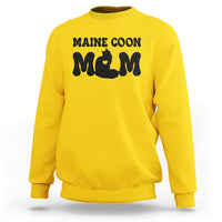Maine Coon Mom Sweatshirt Cat Lover Gift For Her