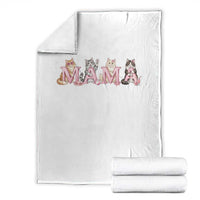 Proud Maine Coon Mama Throw Blanket Cat Lover Gift