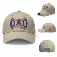 Proud Baseball Dad Baseball Cap Game Day Gift For Him