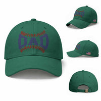 Proud Baseball Dad Baseball Cap Game Day Gift For Him