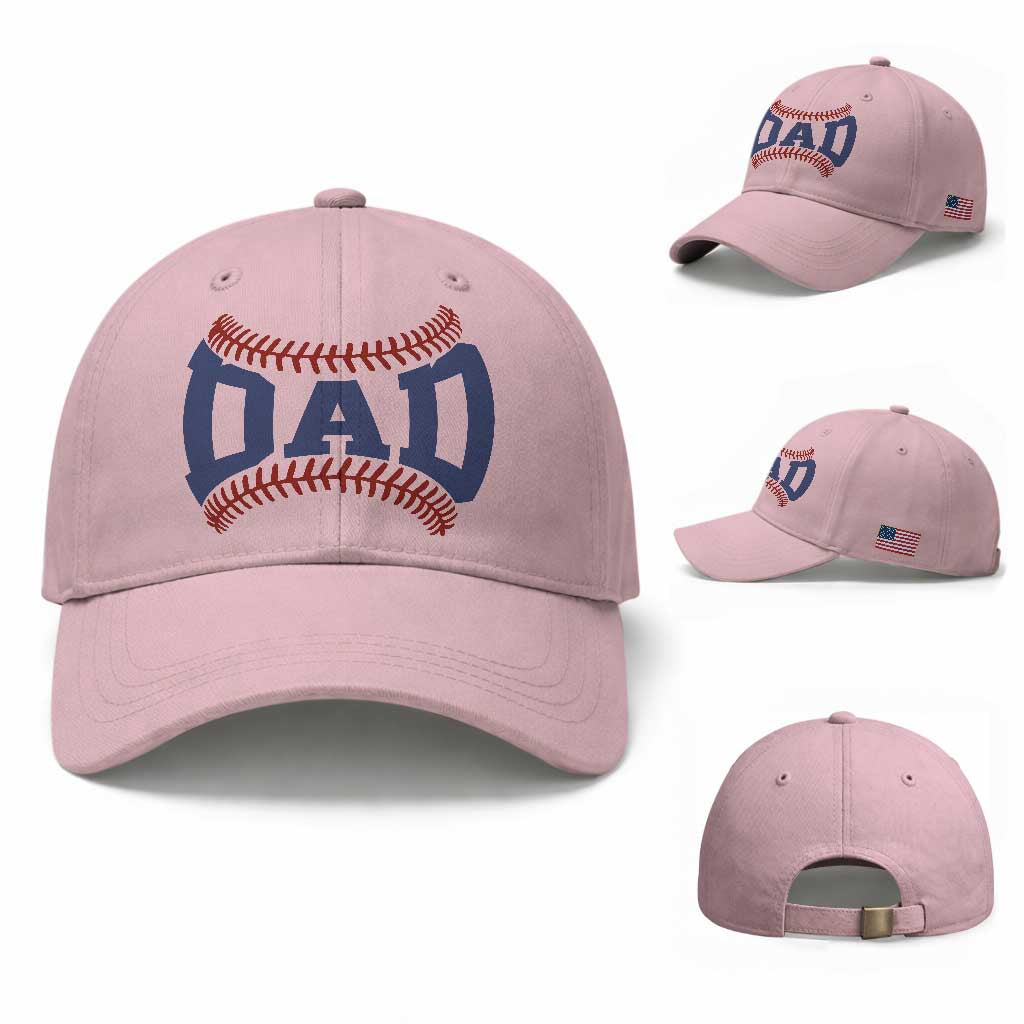 Proud Baseball Dad Baseball Cap Game Day Gift For Him