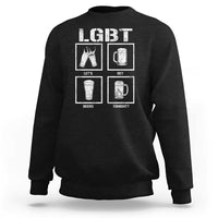LGBT Let's Get Beers Tonight Sweatshirt Funny Beer Drinking