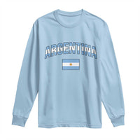 Throwback Argentina Pride Long Sleeve Shirt Vintage Flag Heritage Gift