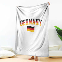 Vintage Germany Flag Throw Blanket Black Red Gold German Heritage Gift