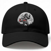 Bigfoot Firefighter Fire Truck Baseball Cap Funny Sasquatch Rescue First Responder