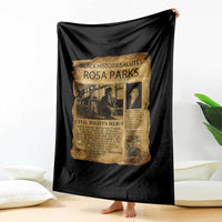 Rosa Parks Throw Blanket Female Empowerment History Gift