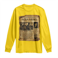 Rosa Parks Long Sleeve Shirt Female Empowerment History Gift