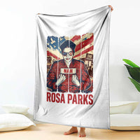 Nah Rosa Parks Throw Blanket Black History Month Gift