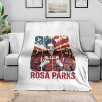 Nah Rosa Parks Throw Blanket Black History Month Gift