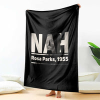 Nah Rosa Parks Throw Blanket Female Empowerment American History