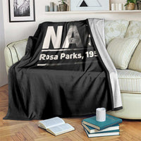 Nah Rosa Parks Throw Blanket Female Empowerment American History