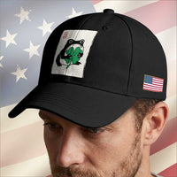 Grumpy Frog Japanese Baseball Cap St Patricks Day Gift