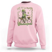 Funny Irish Raccoon Driver Sweatshirt Off To Start The Shenanigans