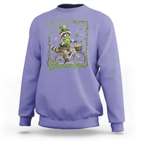 Funny Irish Raccoon Driver Sweatshirt Off To Start The Shenanigans