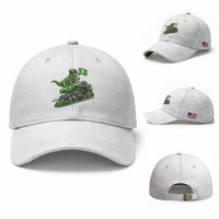 Funny St Patricks Day Dinosaur Truck Baseball Cap Irish Holiday Gift