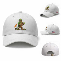 Funny St Patricks Day Bigfoot Baseball Cap Mythical Party Gift