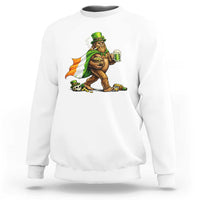Funny St Patricks Day Bigfoot Sweatshirt Mythical Party Gift