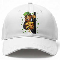Funny St Patricks Day Bigfoot Baseball Cap Irish Revelry Gift
