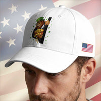 Funny St Patricks Day Bigfoot Baseball Cap Irish Revelry Gift