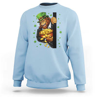 Funny St Patricks Day Bigfoot Sweatshirt Irish Revelry Gift