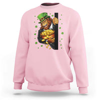 Funny St Patricks Day Bigfoot Sweatshirt Irish Revelry Gift