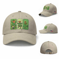 Vintage Highland Cow St Patricks Day Baseball Cap Farm Lover Gift
