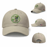 Lucky Irish Skeleton St Patricks Day Baseball Cap Beer Lover