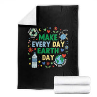 Make Every Day Earth Day Student Gift Throw Blanket Environmental Awareness