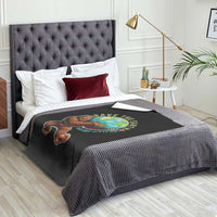 Earth Day Throw Blanket Save The Earth Bigfoot Lives Here