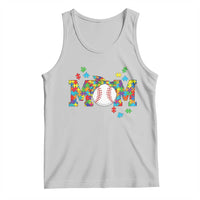Autism Acceptance Baseball Mom Tank Top Proud Mom Inclusive Support Graphic