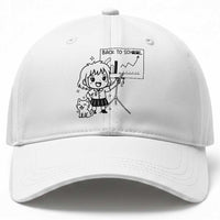 Back To school Baseball Cap Funny Teacher Teaching Cat Lover Gift