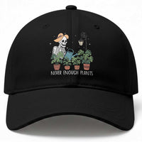 Skeleton Monstera Lover Baseball Cap Never Enough Plants