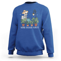 Skeleton Monstera Lover Sweatshirt Never Enough Plants - Wonder Print Shop