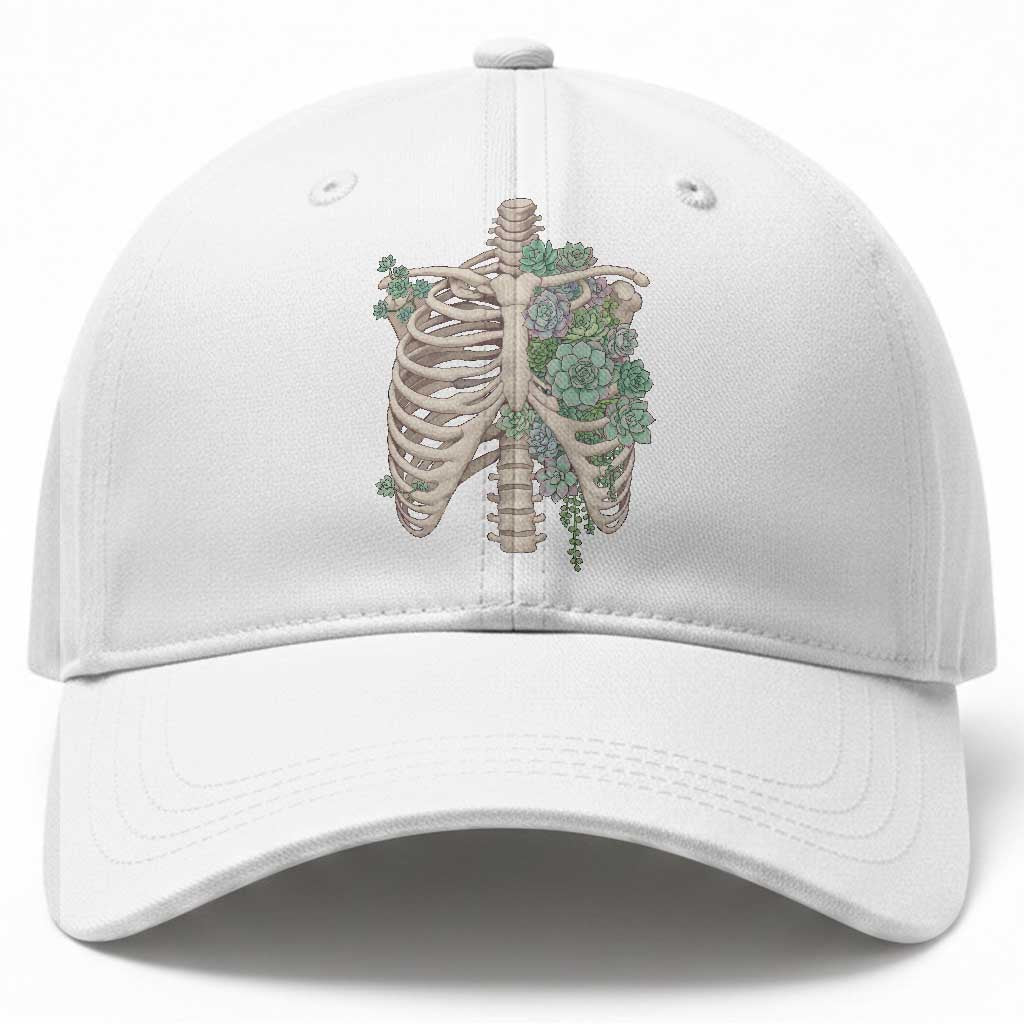 Succulent Body Skeleton Baseball Cap Creepy Plant Lover Gift