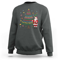 Pro Democracy Activist Christmas Tree Sweatshirt Human Rights Xmas Gift - Wonder Print Shop