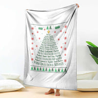 Ugly Activist Christmas Tree Throw Blanket Human Rights Xmas Gift - Wonder Print Shop