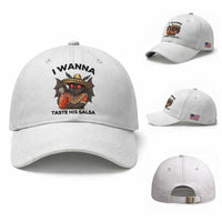 Funny Cinco De Mayo Mothman Baseball Cap I Wanna Taste His Salsa