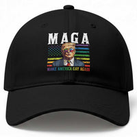 Make America Gay Again Baseball Cap LGBTQ Political Satire