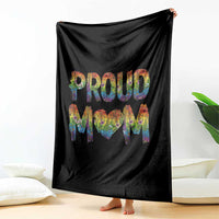 Proud Mom LGBTQ Human Rights Support Throw Blanket