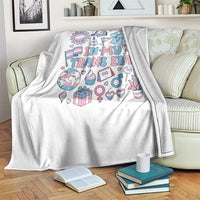 Transgender Pride In My Trans Era Throw Blanket Proud Ally Support Graphic