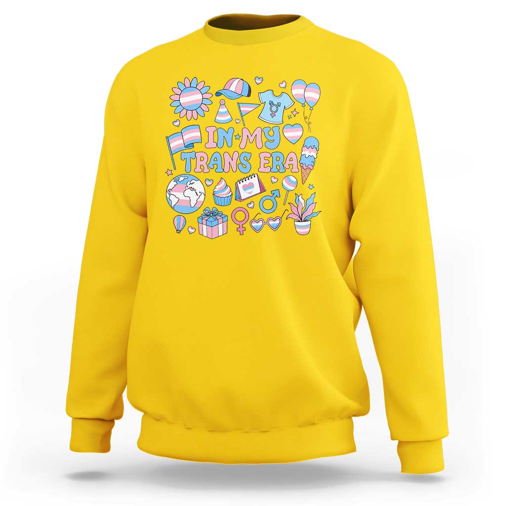 Transgender Pride In My Trans Era Sweatshirt Proud Ally Support Graphic