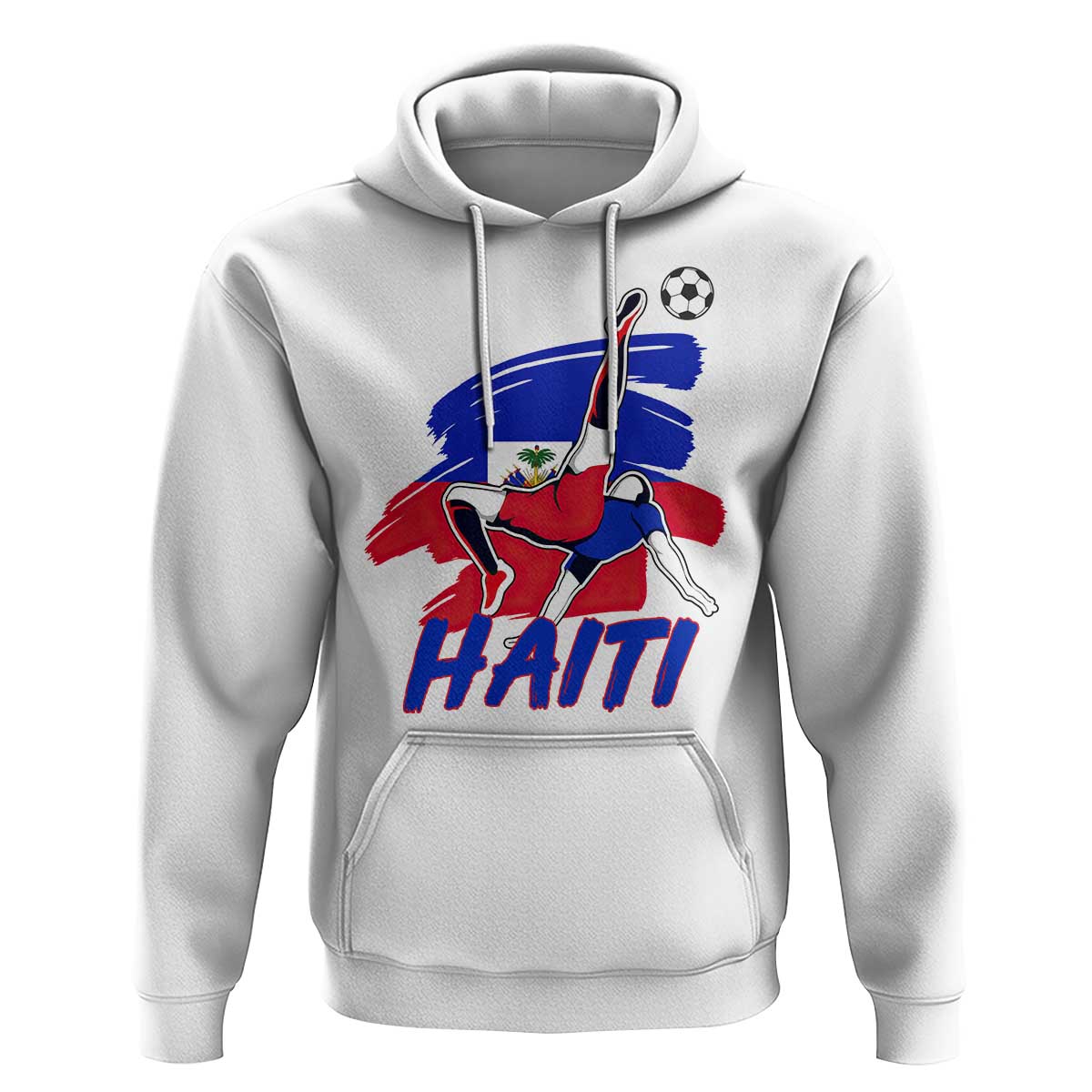 Caribbean Soccer Lover Gift Hoodie Haitian Heritage Pride