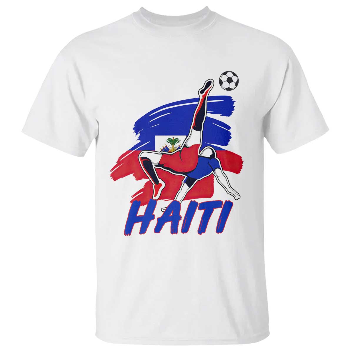 Caribbean Soccer Lover Gift T Shirt Haitian Heritage Pride