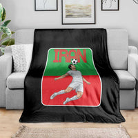 Iran Soccer Lover Throw Blanket Proud Persian Roots Gift