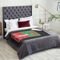 Iran Soccer Lover Throw Blanket Proud Persian Roots Gift