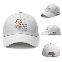 Funny Bookworm Saying Baseball Cap There Is No Such Thing As Too Many Books