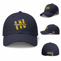 Inspirational Quote Baseball Cap Believe In Yourself Motivation